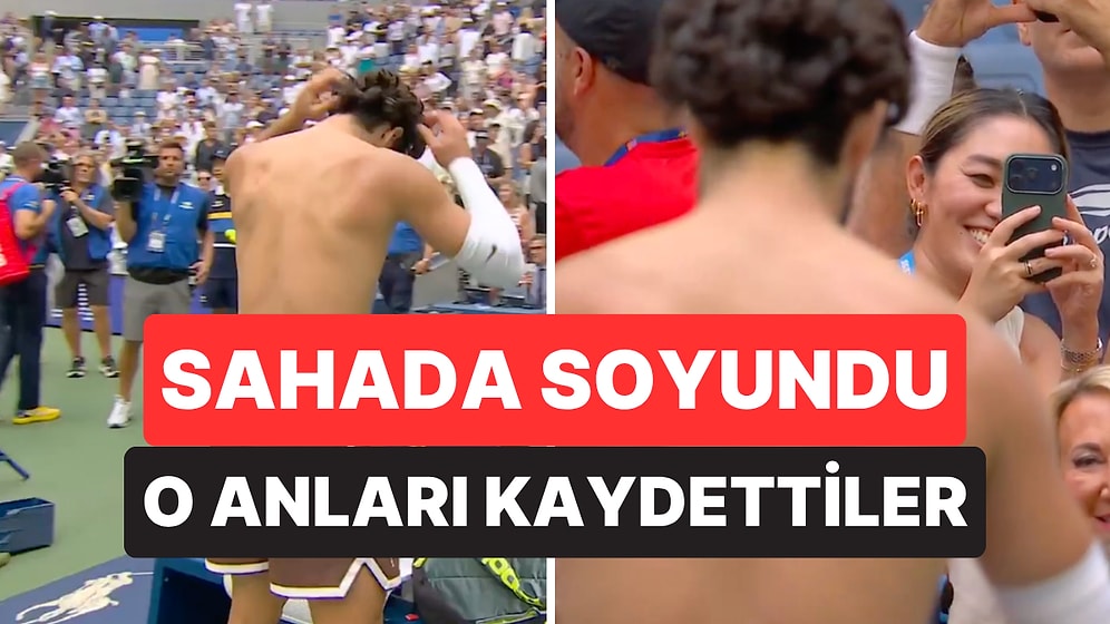 Herkes Telefonla Videoya Aldı: Carlos Alcaraz Üstünü Çıkarınca Seyircilerin Tepkileri Gündem Oldu!