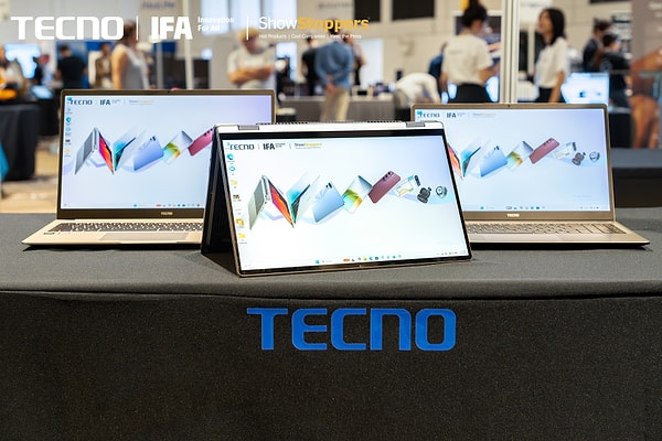 MEGABOOK T15 360 Serisi: TECNO'nun İlk 360° Menteşeli Dokunmatik Ekranlı Dizüstü Bilgisayarı