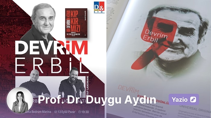 Çok Özel Bir Devrim Erbil Kitabının Kıpkırmızı Yüzü