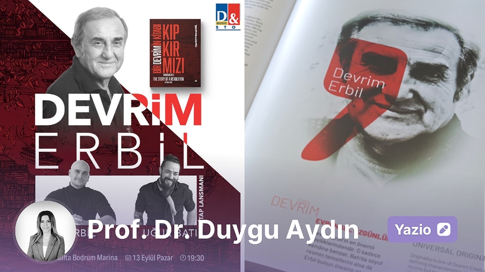 Çok Özel Bir Devrim Erbil Kitabının Kıpkırmızı Yüzü