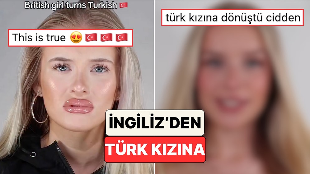 Bir Makyaj Sanatçısının Kendini İngiliz'den Türk Kızına Dönüştürdüğü Makyaj Beğeni Topladı