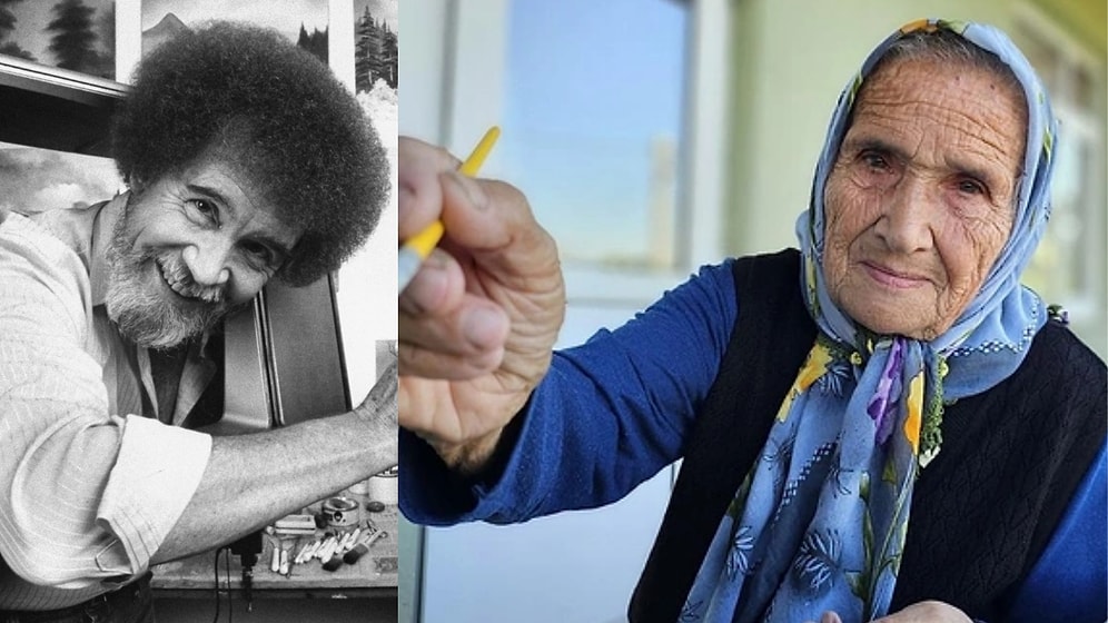 Inspired by Bob Ross After Being Unable to Buy a Painting: Woman Becomes Artist at Age 81