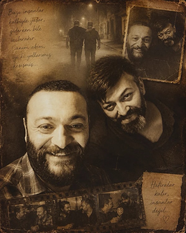 Söz dizisinde Çolak’ın en güvendiği adamı Merdan’a hayat veren Caner Atacan da Serhat Kılıç’a duygu dolu sözlerle veda etti.