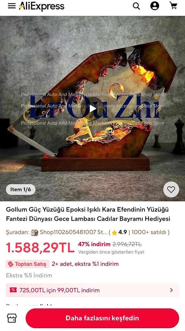 Ancak X'ten Alp Kılınç'ın paylaşımına göre bu ürünler Çinli alışveriş sitelerinde çok daha ucuza bulunabiliyor ve hiçbirinde el emeği yok.