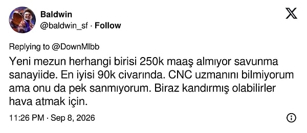 Özel sektörde konuşulan maaş rakamlarının gerçekçiliği de tartışıldı.