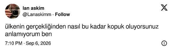 Eleştirinin ülkenin gerçekliğinden kopuk olduğunu savunanlar oldu.