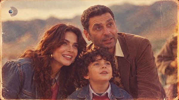 80'lerden bir mutlu aile tablosu ❤️