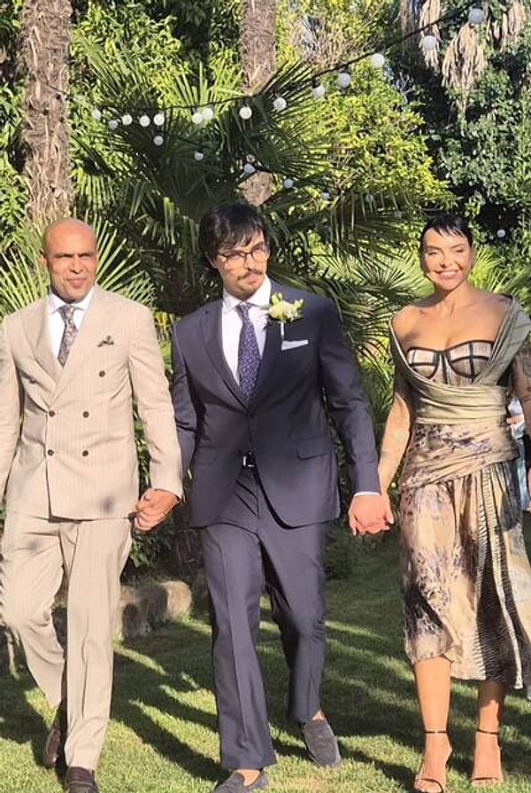 Brezilya’dan Türkiye’ye uzanan hikayesini damat halayıyla taçlandıran Mert Nobre, oğlunun düğününde kurtlarını döktü!