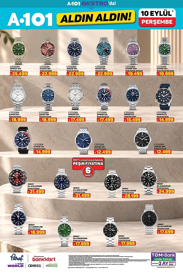 Citizen ve Orient Saat Modelleri