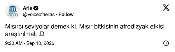 Mısırın bilimsel özellikleri bile gündeme geldi.