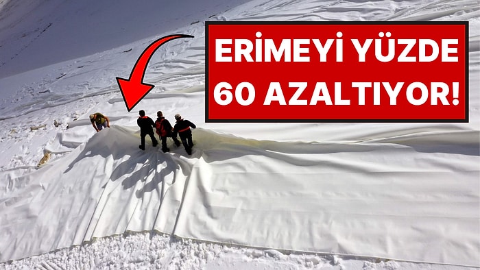Buzulların Üzerine Dev Beyaz Örtüler Serdiler