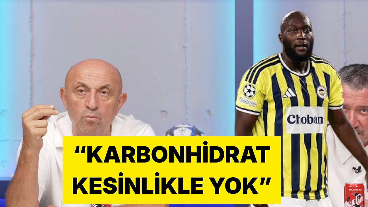 Sinan Engin'den Fenerbahçe'nin Belçikalı Golcüsü Lukaku'ya Çin Diyeti Önerisi