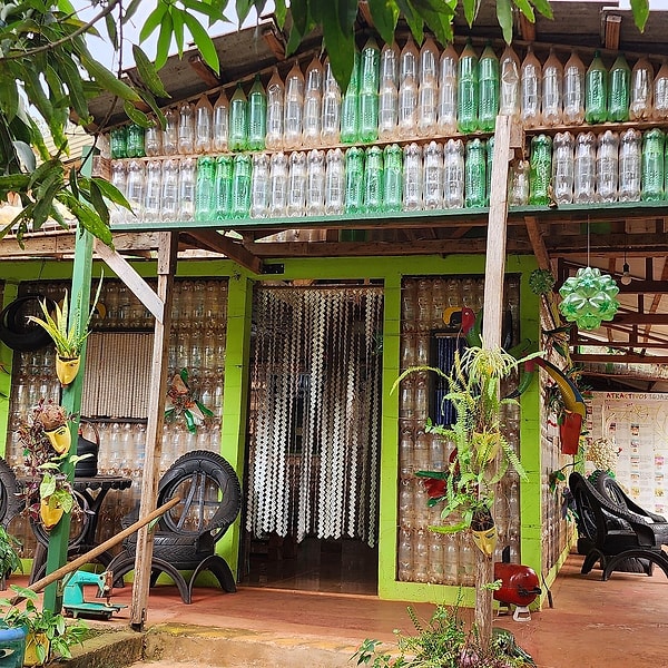 He Built a House From Bottles and Cartons, and Now Everyone Is Flocking to See It