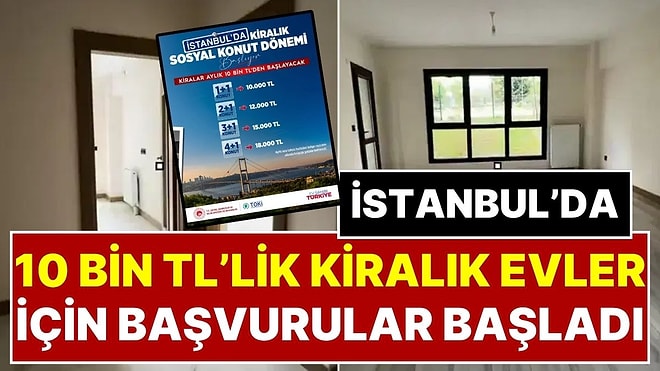 Yüzyılın Konut Projesi’nde 10 Bin TL’ye Kiralık Konut İçin Başvurular Başladı
