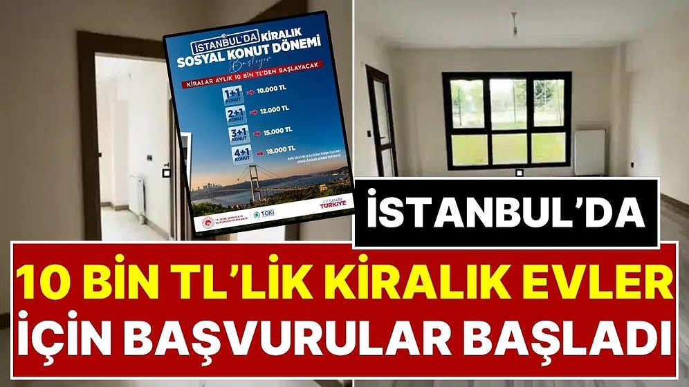 Yüzyılın Konut Projesi’nde 10 Bin TL’ye Kiralık Konut İçin Başvurular Başladı