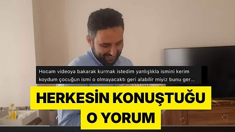 Yeni Doğan Bebeğin Kulağına Ezan Okuma Videosundaki Yorum Viral Oldu