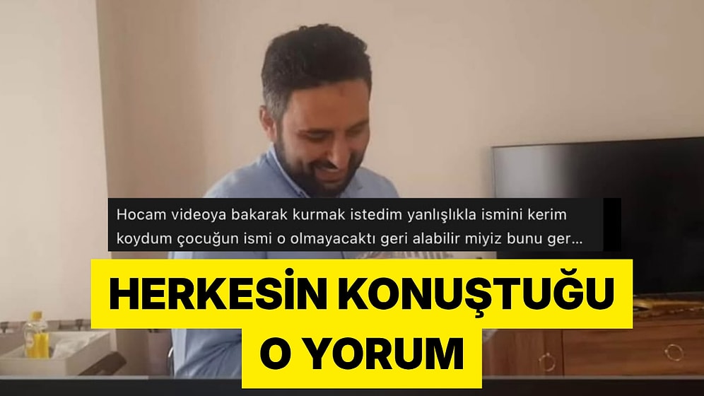 Yeni Doğan Bebeğin Kulağına Ezan Okuma Videosundaki Yorum Viral Oldu