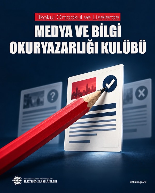 Cumhurbaşkanlığı İletişim Başkanı Burhanettin Duran, “Dezenformasyonla Mücadele Merkezimizin toplumsal bilinç ve farkındalık çalışmaları kapsamında Milli Eğitim Bakanlığımızın desteği ve işbirliğiyle artık ilkokul, ortaokul ve liselerimizde Medya ve Bilgi Okuryazarlığı Kulüplerimizi kuruyoruz.” dedi.