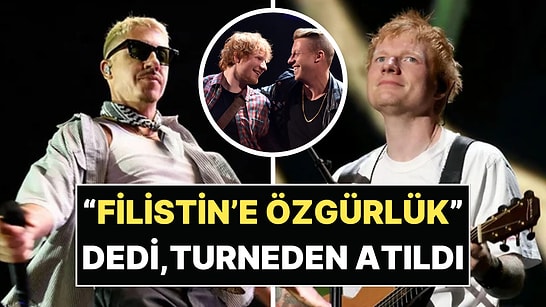 Macklemore, Filistin'e Destek Sözleri Yüzünden Ed Sheeran'ın Turnesinden Kovuldu!