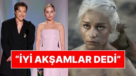 Emmy Ödüllerinde Targaryen Soyu Sahneye Çıktı: Emilia Clarke'ın Valeria Dilinde Konuşması Salonu Güldürdü