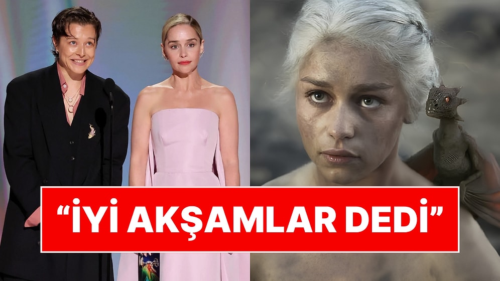 Emmy Ödüllerinde Targaryen Soyu Sahneye Çıktı: Emilia Clarke'ın Valeria Dilinde Konuşması Salonu Güldürdü