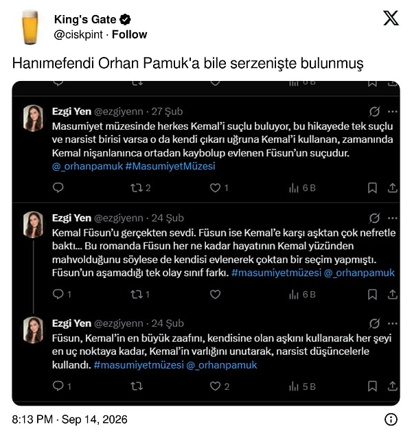 Ancak şikayetleri sadece ürün ve hizmetlerle sınırlı değildi.
