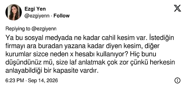 Ardından kendisi hakkındaki eleştirilerden şikayetçi oldu.