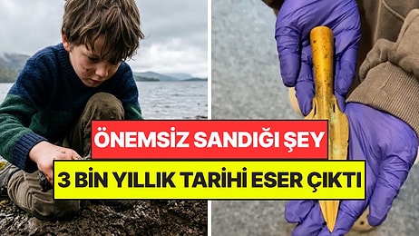 8 Yaşındaki Çocuk Gölde Oynarken Buldu: Önemsiz Sandığı Şey 3 Bin Yıllık Mızrak Çıktı