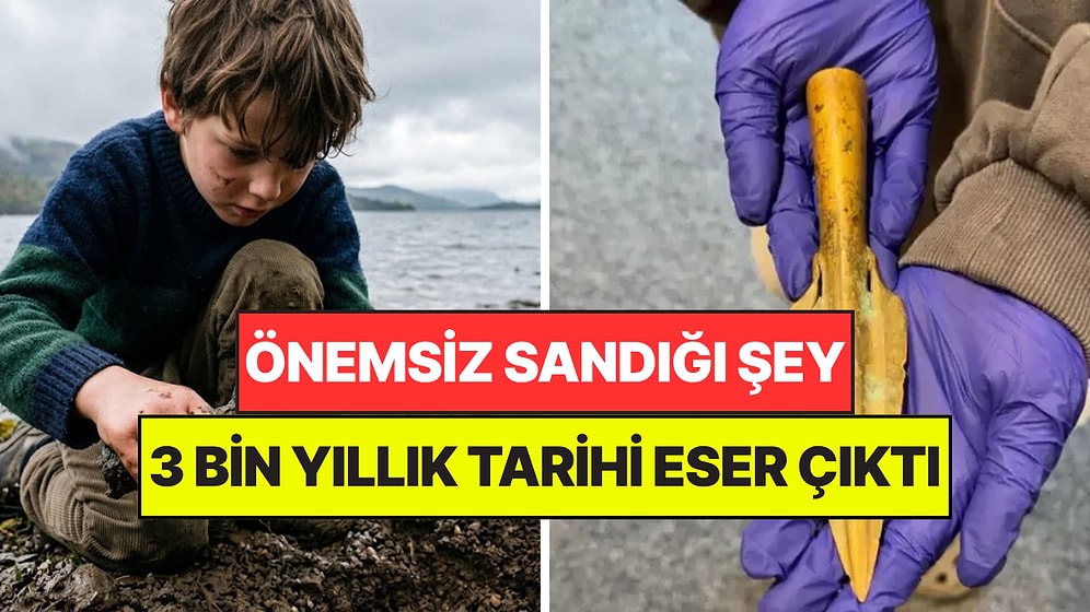 8 Yaşındaki Çocuk Gölde Oynarken Buldu: Önemsiz Sandığı Şey 3 Bin Yıllık Mızrak Çıktı