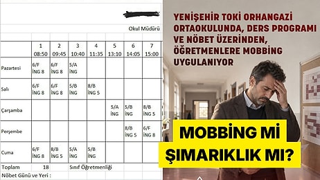 Bursa'da Bir Öğretmenin Ders Programı Sosyal Medyada Tartışma Yarattı