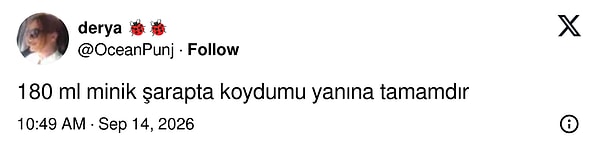 180 Mililitre Şarabı da Yanına Koyunca Tam Olur Esprisi Yapıldı