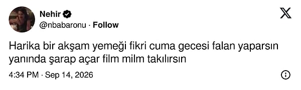 Menü Aslında Bir Akşam Yemeği Fikri Olarak Yorumlandı