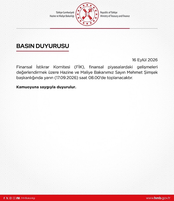 Bakanlık açıklaması şu şekilde: