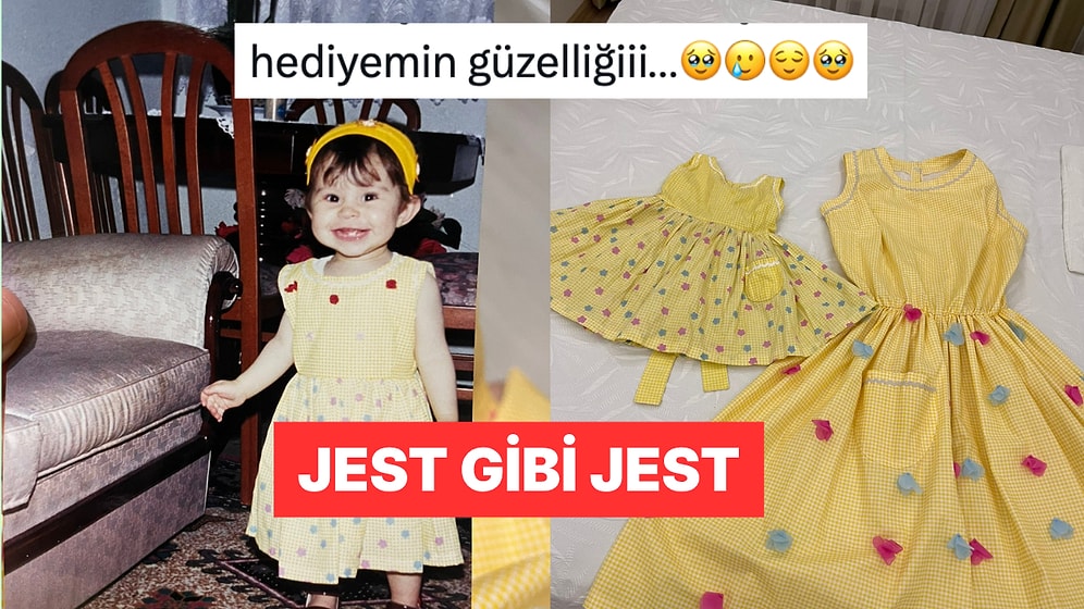İnce Düşüncenin Adı Bu: Sevgilisinin Bebeklik Elbisesini Birebir Diktiren Erkeğe Yorum Yağdı