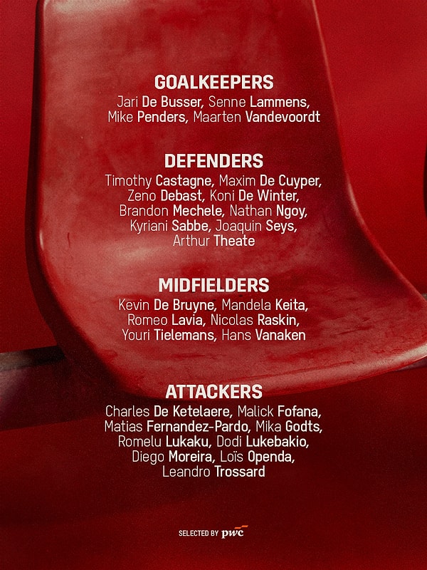 Van Bommel'in İlk Kadrosunda 28 İsim Var, Kalede Courtois Yok