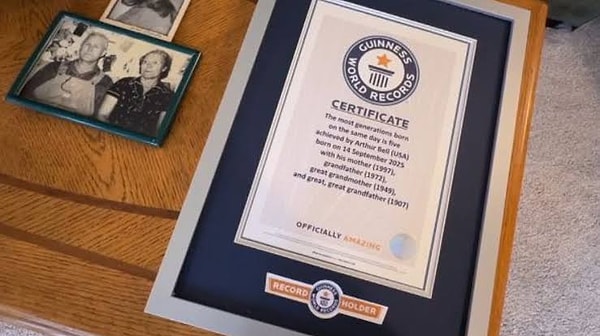 Aile 1907'den 2025'e kadar beş kuşak boyunca aynı doğum gününü paylaştı