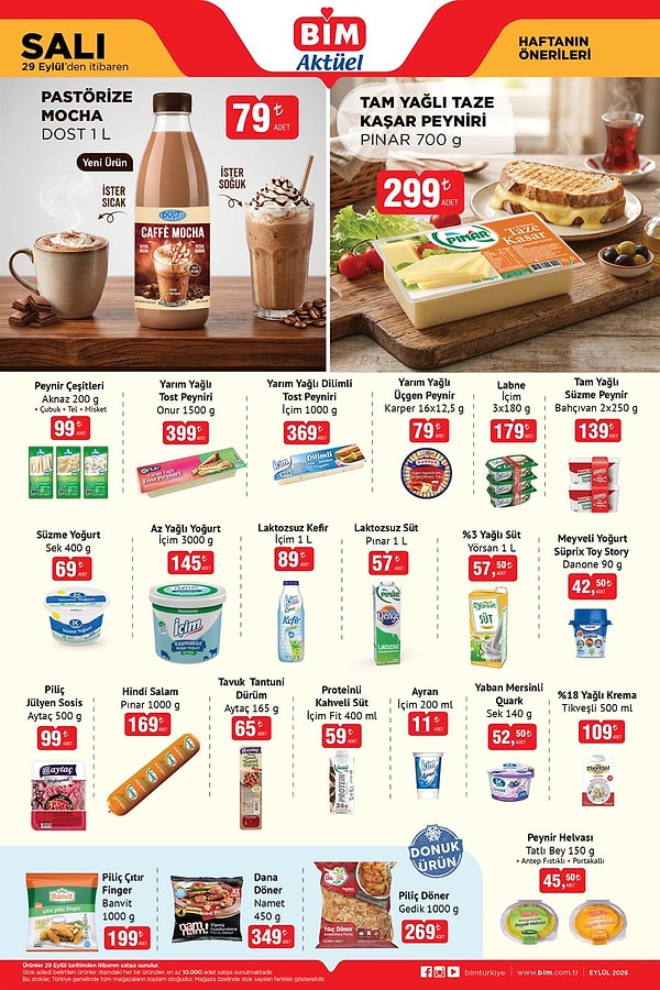 Dost Pastörize Caffe Mocha 1 L 79 TL