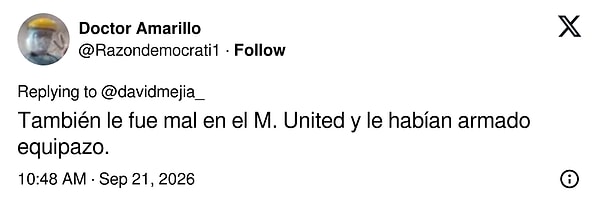 Manchester United'daki başarısızlığını da hatırlattılar