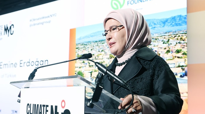 Emine Erdoğan, New York İklim Haftası Açılışında Konuştu