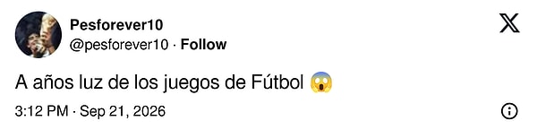 "Futbol oyunlarından yıllar ötesinde"