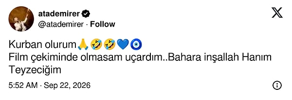 Ata Demirer’in yanıtı, meydan okumayı daha da tatlı bir hale getirdi.