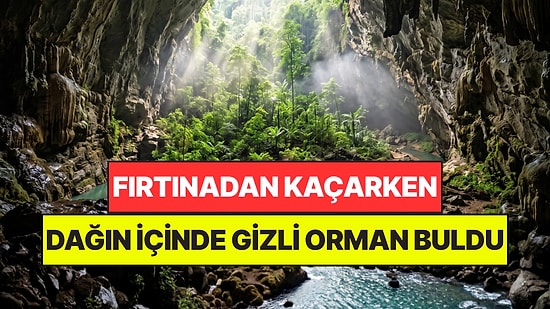 Fırtınadan Kaçarken Dağın İçinde Başka Bir Dünya Buldu: Kendi Bulutu ve Ormanı Var