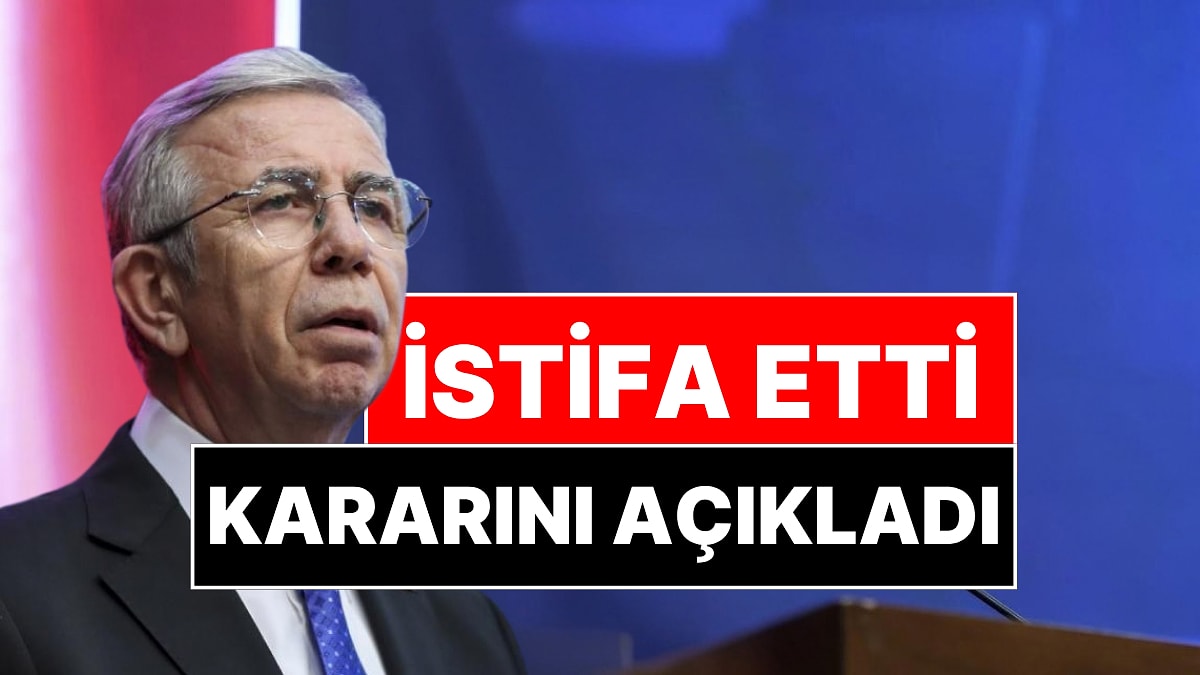 Mansur Yavaş CHP'den İstifa Etti: "Bağımsız Olarak Devam Ediyorum"