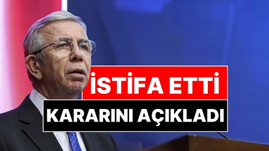 Mansur Yavaş CHP'den İstifa Etti: "Bağımsız Olarak Devam Ediyorum"