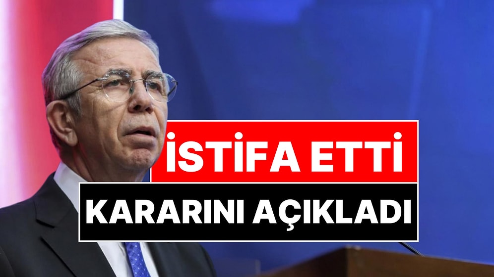 Mansur Yavaş CHP'den İstifa Etti: "Bağımsız Olarak Devam Ediyorum"