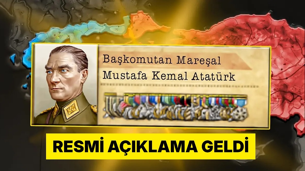 Paradox'tan Atatürk Açıklaması: Hearts of Iron IV'teki Engellemeler Yeniden İncelenecek