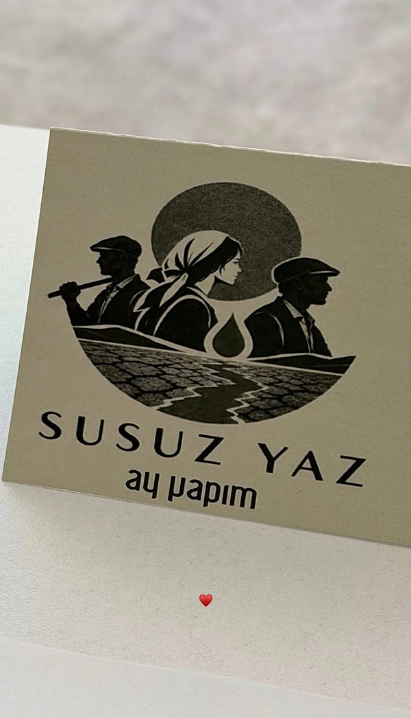 İşte Lizge Cömert'in Susuz Yaz paylaşımı:
