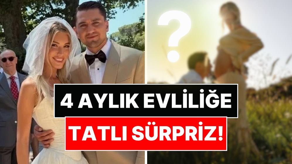 Daha Dört Ay Önce Evlenmişlerdi: Milli Futbolcu Cengiz Ünder ve Bilge Yenigül'den Bebek Müjdesi!