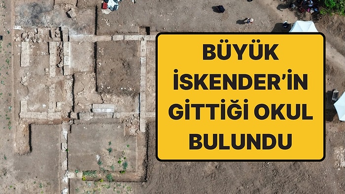 Aristoteles'in Büyük İskender'e Ders Verdiği Okul: 2.350 Yıllık Okulda Taş Sıralar ve Kalemler Bulundu