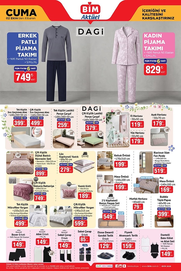 Dagi Erkek Patli Pijama Takımı 749 TL